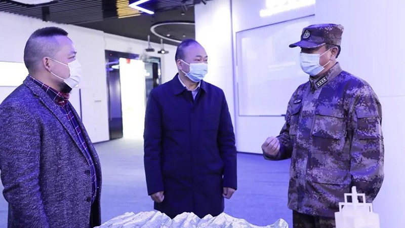 萍鄉(xiāng)軍分區(qū)司令員申桂林到江西金石三維智能制造科技有限公司調研指導工作