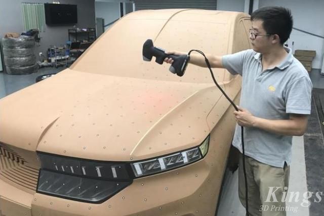 做油泥模型太難，金石三維3D打印制作汽車模型僅需15天！