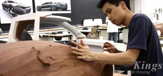 做油泥模型太難，金石三維3D打印制作汽車模型僅需15天！